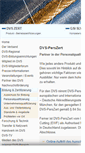 Mobile Screenshot of dvs-perszert.de